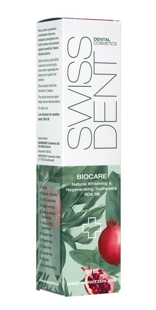 BIOCARE 100ml VEGAN Günlük Kullanım İçin Diş Macunu, RDA 38 - 1
