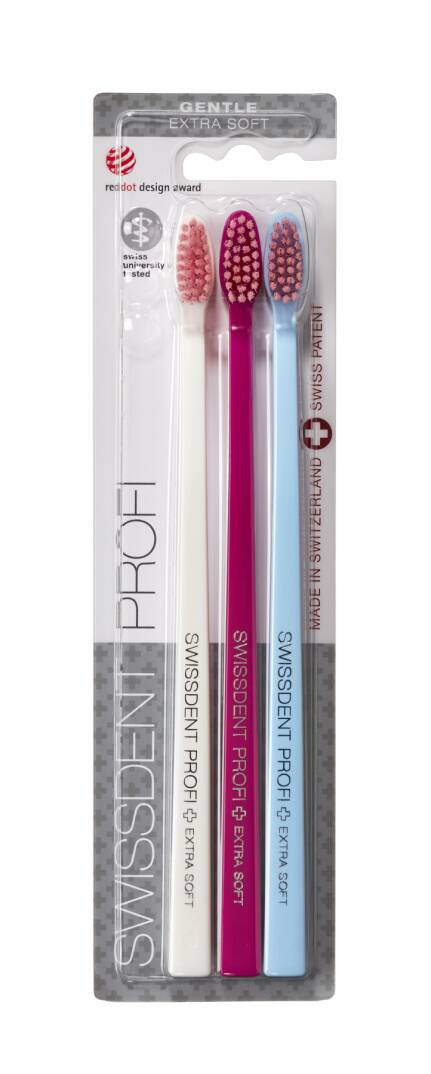 GENTLE ÜÇLÜ Diş Fırçaları «KLOSTER» (EKSTRA YUMUŞAK) - 1
