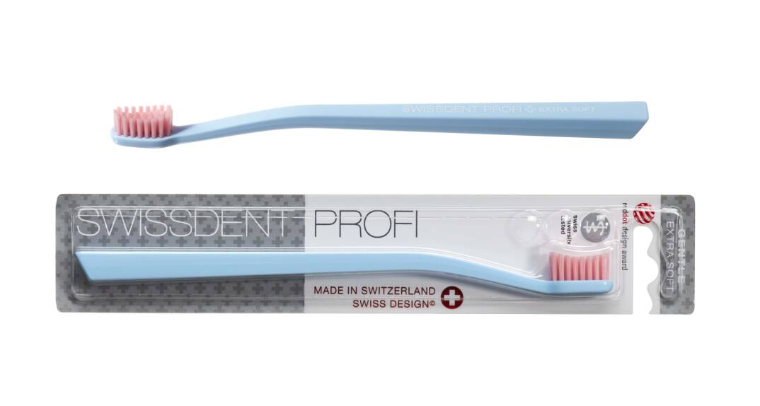 PROFI GENTLE Mavi Pembe Diş Fırçası (EKSTRA YUMUŞAK) - 1
