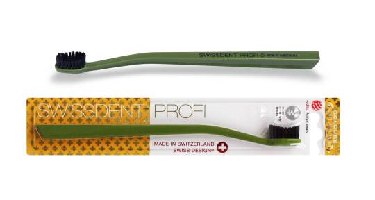 PROFI COLOURS Yeşil Siyah Diş Fırçası (ORTA)