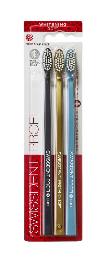WHİTENİNG ÜÇLÜ Diş Fırçaları «LAUSANNE» (YUMUŞAK) - 1